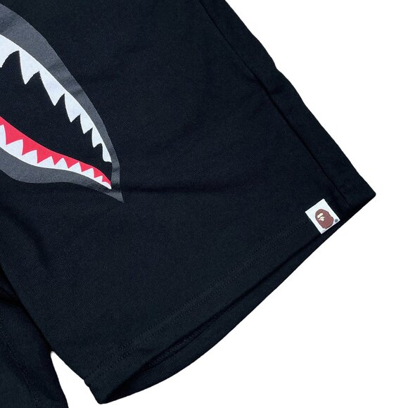 BAPE Shark Sweat Shorts Black | A Bathing Ape - Picture 3 of 3